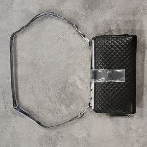 Vera Bradley Carryall Deluxe All Together, Genuine Leather, Black